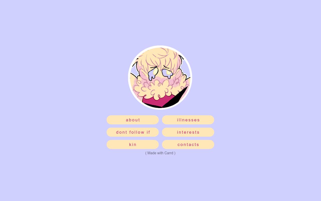 Carrd profile picture for @coo
